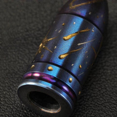 Hot EDC Titanium Bullet Shell Shape Knife Bead Paracord Lanyard Pendant Keychain 07FC0E-D4 - KOEEK