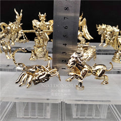 12PCS Gold Saint Seiya Myth Cloth Statue Figure Collectbles w/ Seprate Palace 07FC0E-D4 - KOEEK