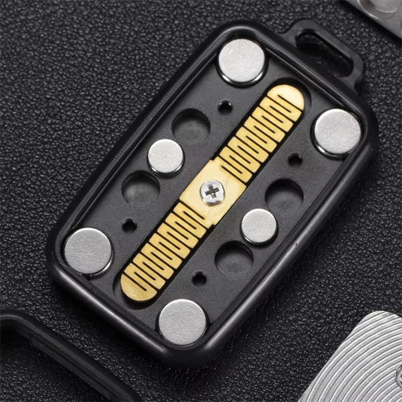 EDC Fidget Toys Keyboard Tuning Fork Stylish Mechanical Metal Push Fidget Slider 07FC0E-D4 - KOEEK