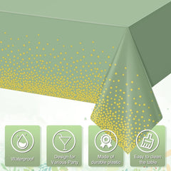 new FunnyPars 3 Pack Sage Green and Gold 54x108"(3 Pack), FUNNYPARS - KOEEK
