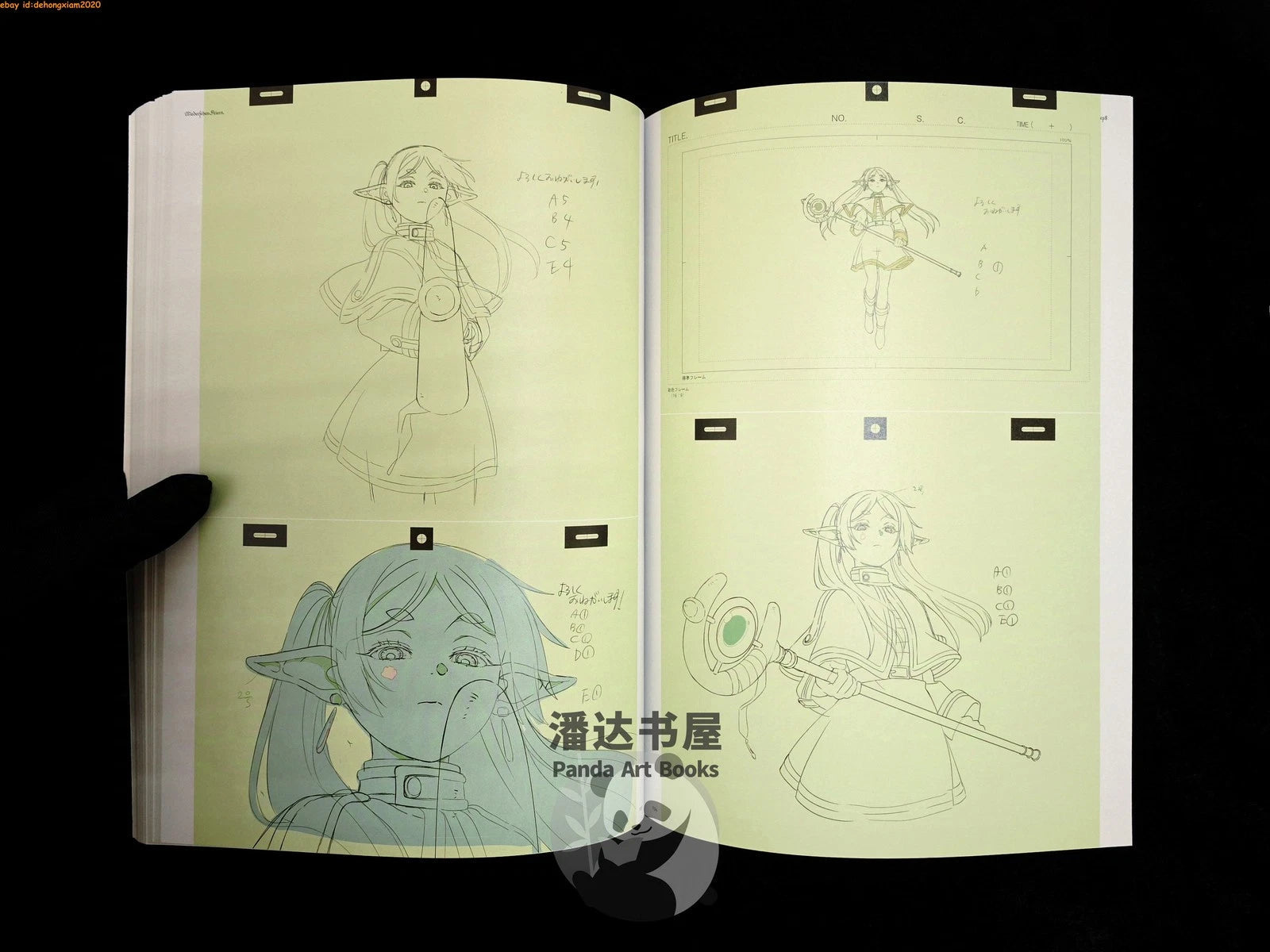 Anime Frieren Beyond Journeys End Picture Album Illustration Line Art Collection 07FC0E-D4 - KOEEK