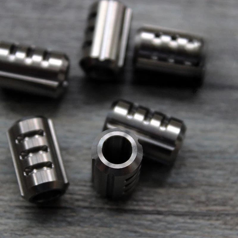 Titanium Knife Lanyard Bead Paracord Pendant Glow in the Dark 25 Years Life EDC 07FC0E-D4 - KOEEK