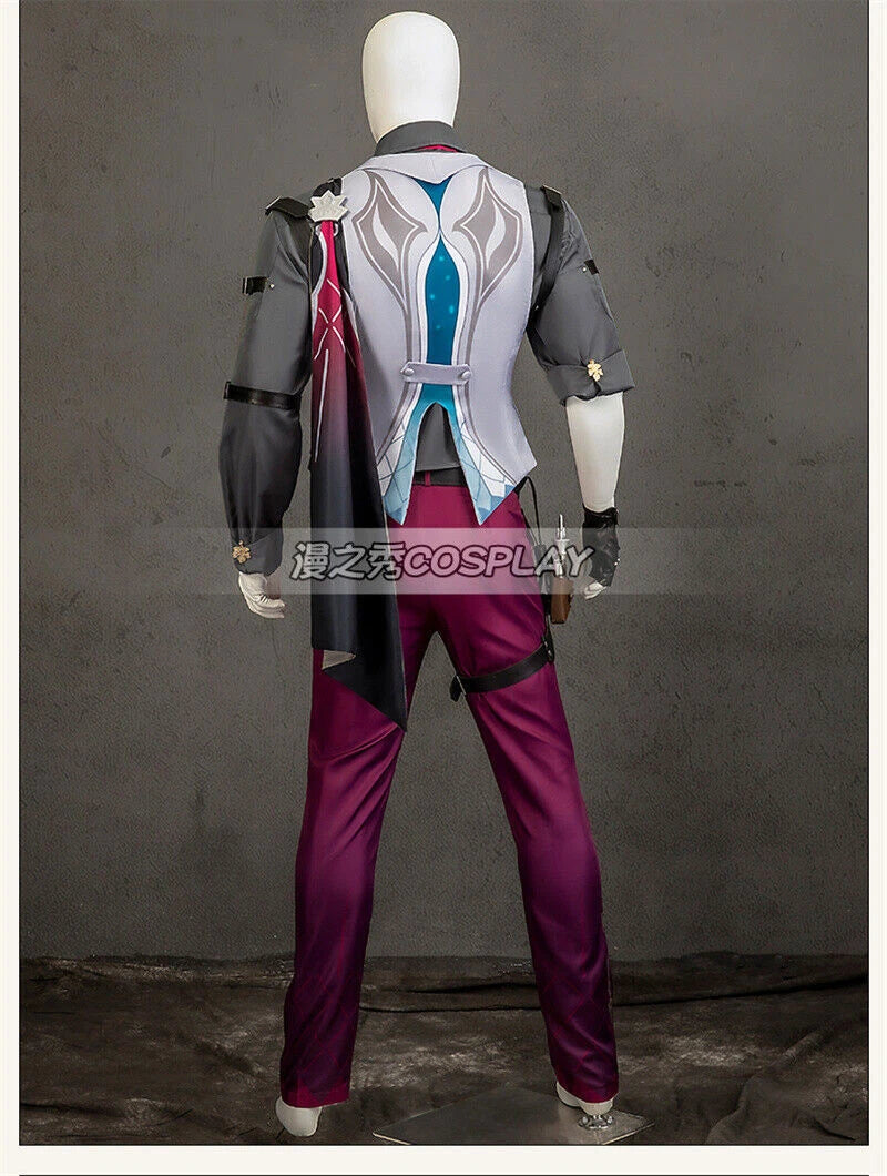 Honkai Star Rail Gallagher Halloween Costume Outfit Cosplay Party Game Dress Set 07FC0E-D4 - KOEEK