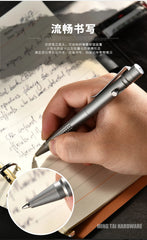 Titanium Alloy Practical Ball Pen Pocket Signature Tactical EDC Multi-Tools Pen 07FC0E-D4 - KOEEK