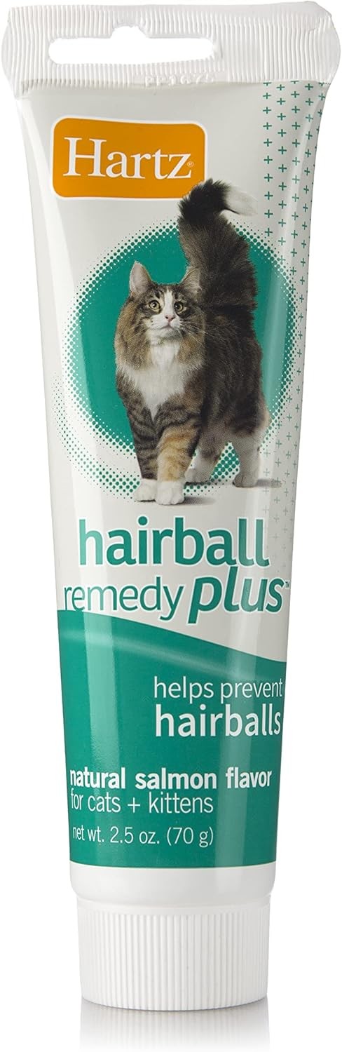 new Hartz Hairball Remedy Plus Salmon Flavored 2.5 Ounce (Pack of 1), HARTZ - KOEEK
