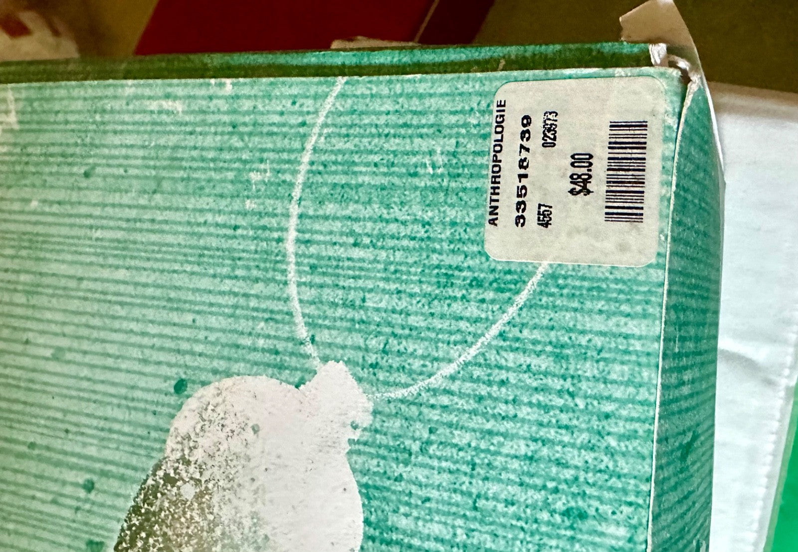 ANTHROPOLOGIE CHRISTMAS ACORN GLASS STRING LIGHTS BATTERY -  OPEN BOX ANTHROPOLOGIE - KOEEK