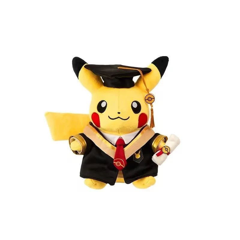 official Pokemon Center We've Graduated Series Pikachu Male&Female Keychain&Toy POKEMON - KOEEK