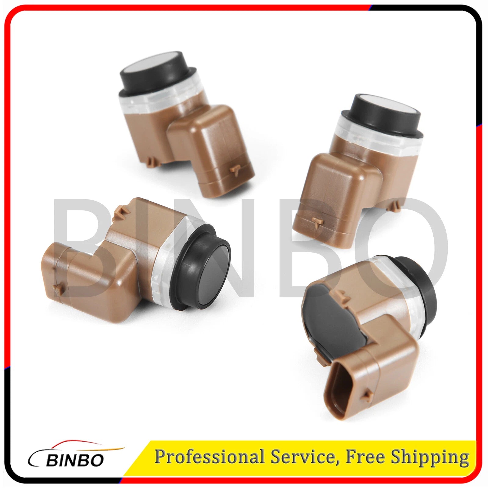 4 Pcs Front PDC Parking Sensor 66209270495 For BMW 528i 535i 550i 650i X3 X5 X6, 07FC0E-D4 - KOEEK