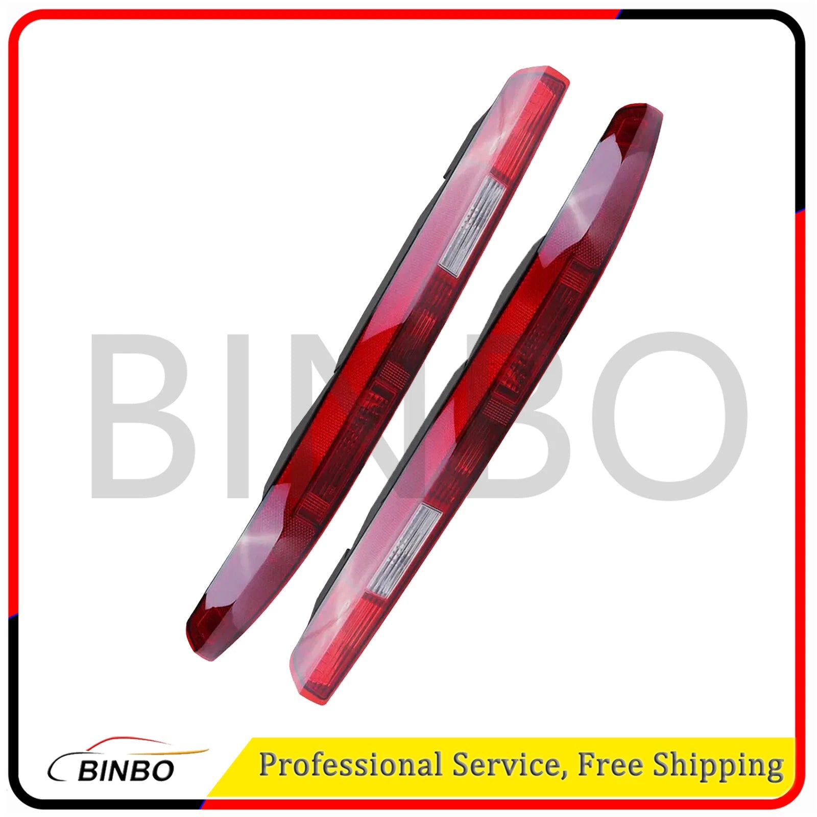 Left+Right Side Rear Bumper Light Stop Lamp For Q7 Audi 2016 2017 2018 2019 2020 07FC0E-D4 - KOEEK