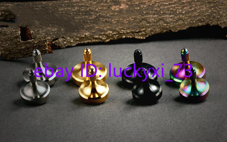Stainless Steel Hand Twisting Spinning Top Gyro Gyroscope Spinner Toys Gifts 07FC0E-D4 - KOEEK