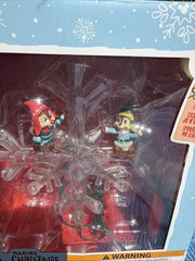 2024 Disney CHIPMUNKS Chip 'n Dale Light-Up Holiday Christmas TREE TOPPER C1 DISNEY - KOEEK