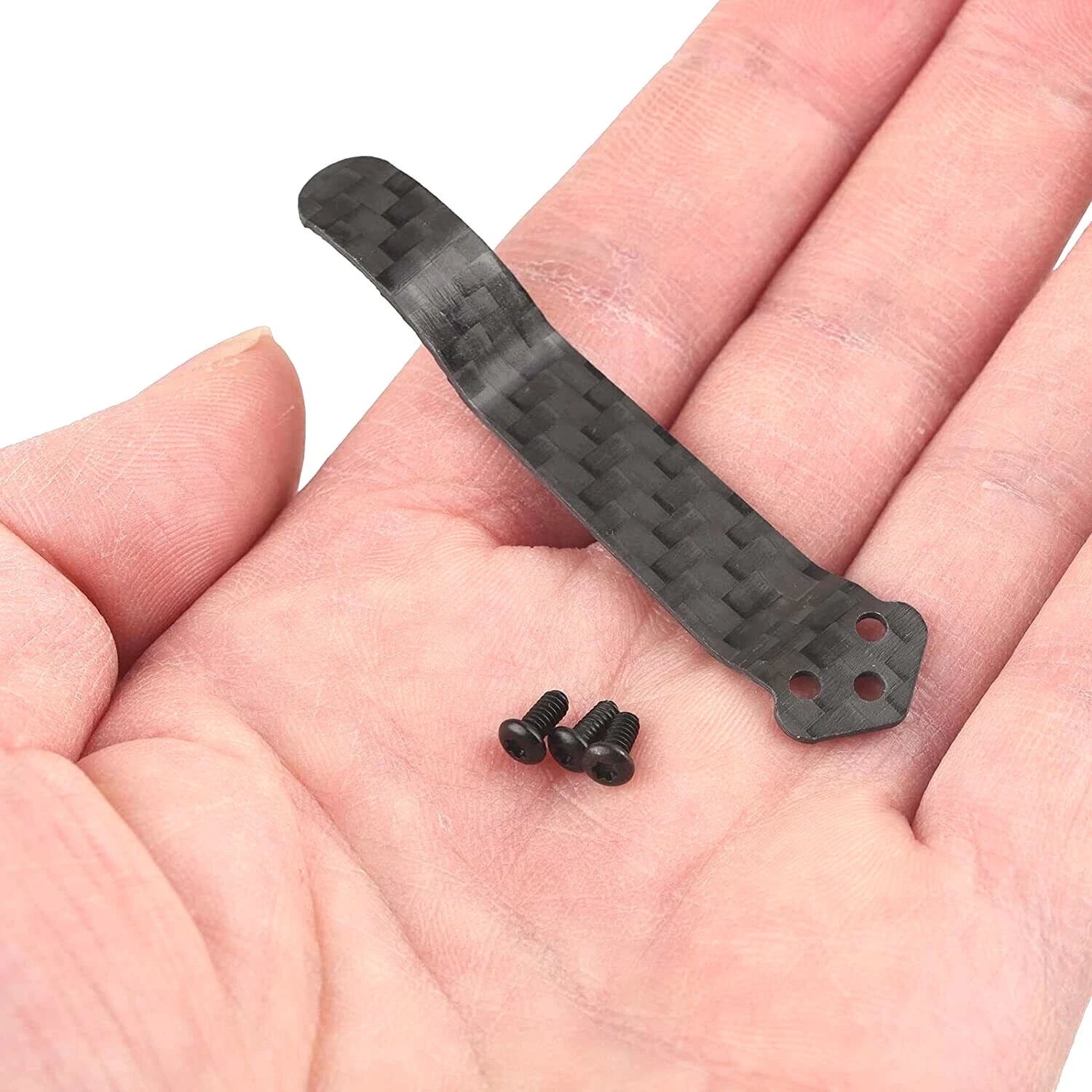 1PC Carbon Fiber Deep Carry Pocket Clip For Spyderco C81 Paramilitary 2 C11 C223 07FC0E-D4 - KOEEK