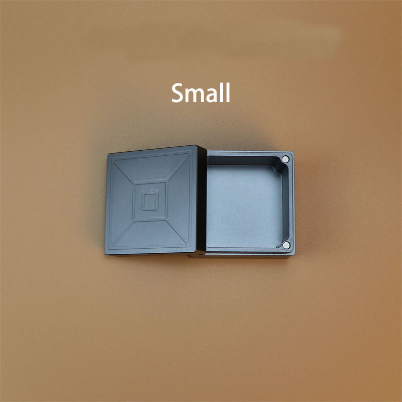 EDC Aluminum Alloy Square Magnet Adsorption Jewelry Storage Box Pills Tool Box 07FC0E-D4 - KOEEK