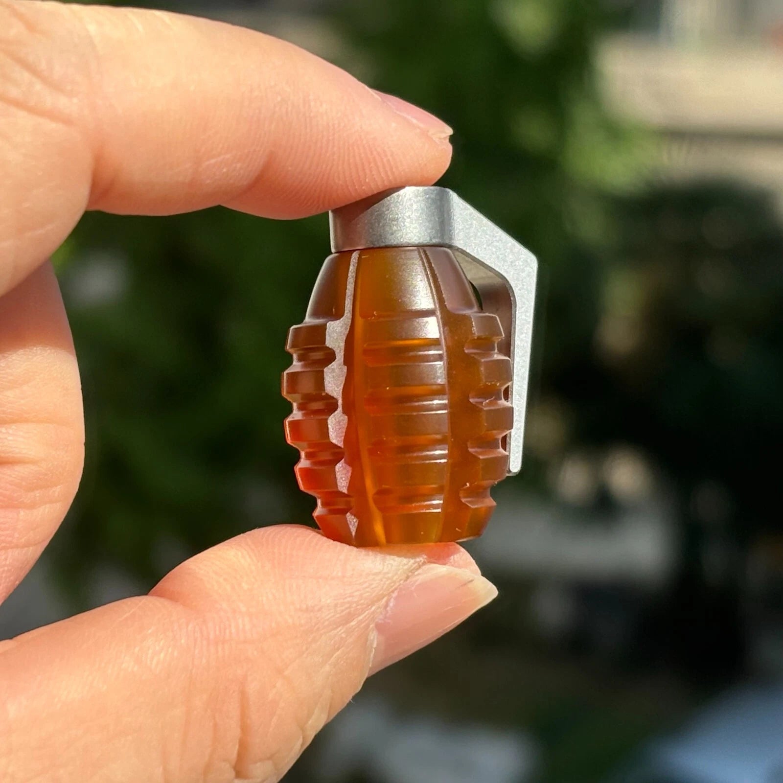 Titanium Ultem PEI Knife Lanyard Bead Paracord Pendant EDC Keychain Charm DIY 07FC0E-D4 - KOEEK