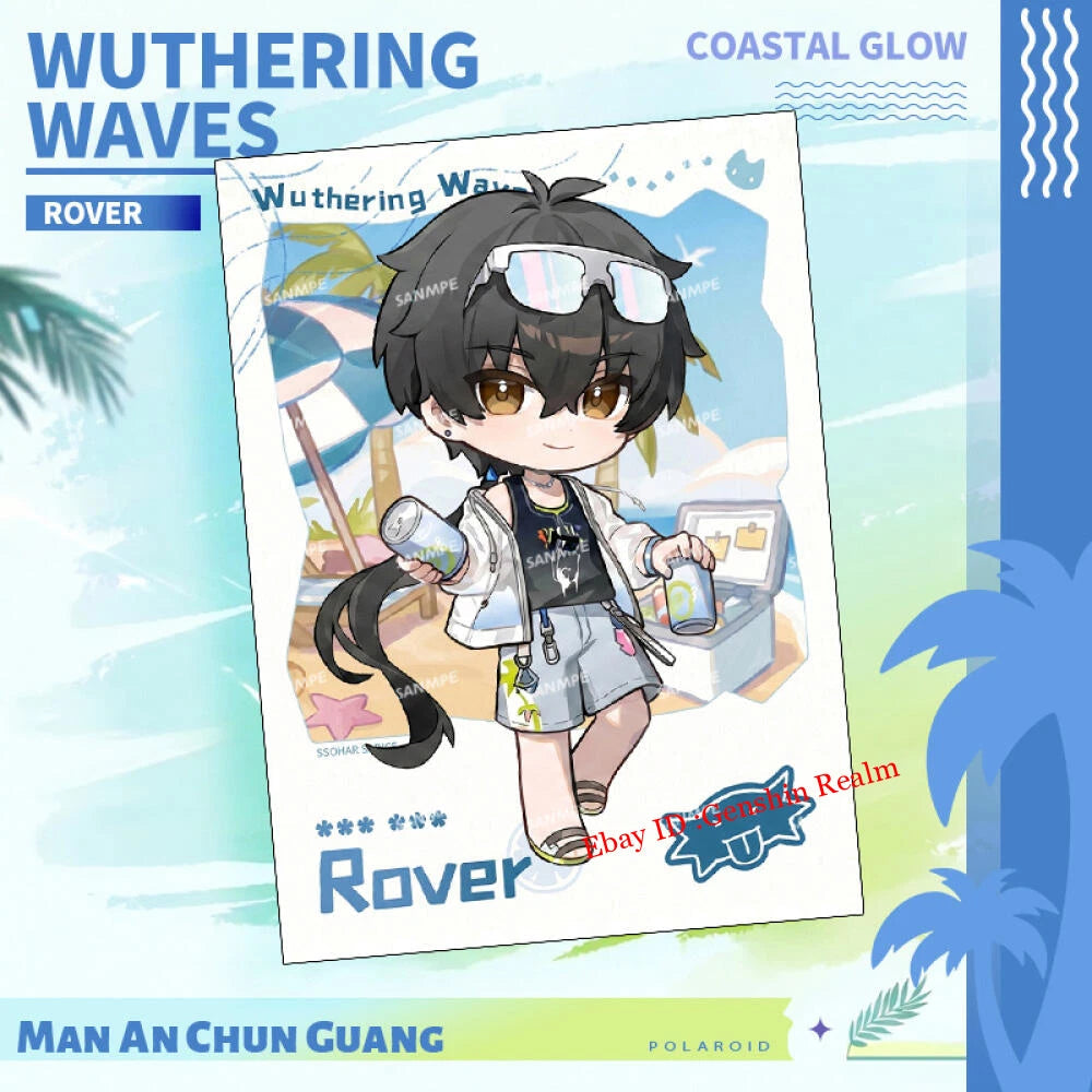 5Pcs/Set Anime Wuthering Waves Limited Edition Card Decor Collection Gift 07FC0E-D4 - KOEEK