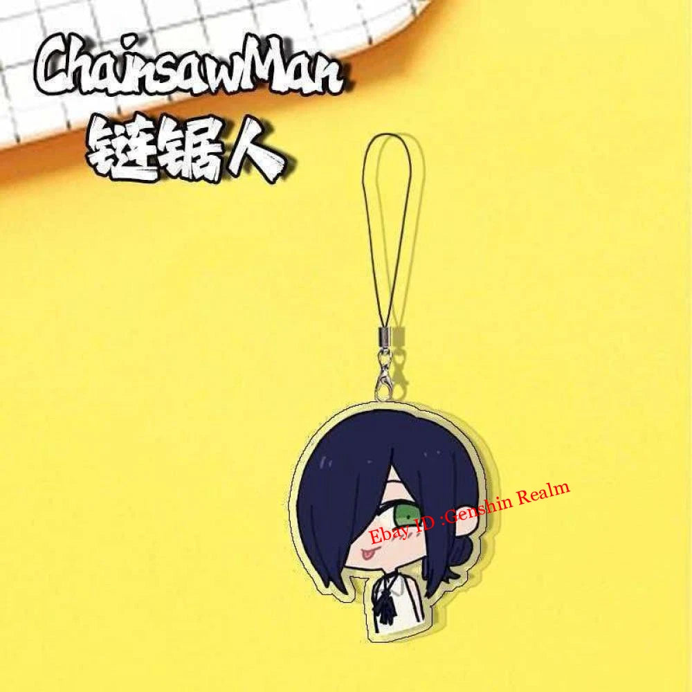 5Pcs/Set Anime Chainsaw Man Reze Acrylic Phone Decor Backpack Pendant Gift 07FC0E-D4 - KOEEK