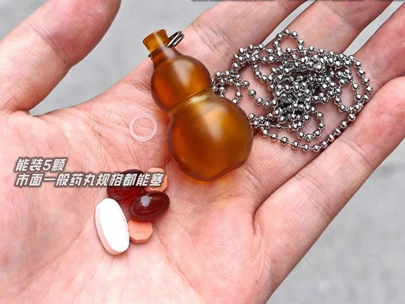 PEI ULTEM Waterproof Pill Case Holder Organizer Box Container EDC Keychain Gift 07FC0E-D4 - KOEEK