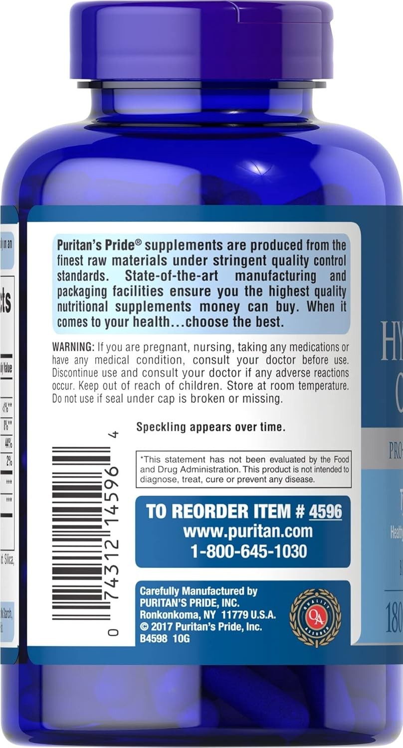 new Puritan's Pride Hydrolyzed Collagen Pro-Structural 180 Count (Pack of 1) PURITAN'S PRIDE - KOEEK