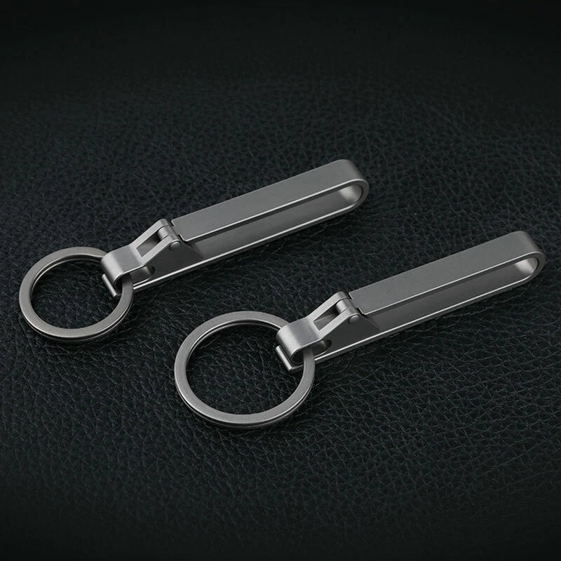 Titanium Alloy Key Buckle Belt Waist Hanging Keychain EDCTool with 25mm Key Ring EDC - KOEEK