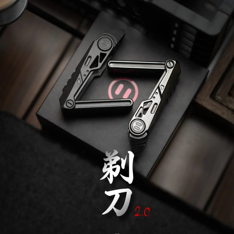 Adult Razor 2.0 Push Slider Machinery Paragraph Fidget Stress Relief Toys Gifts 07FC0E-D4 - KOEEK