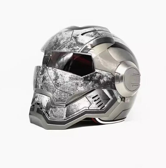 Personalized Motorcycle Helmet Iron Man Creative Decoration Birthday Helmet Gift 07FC0E-D4 - KOEEK