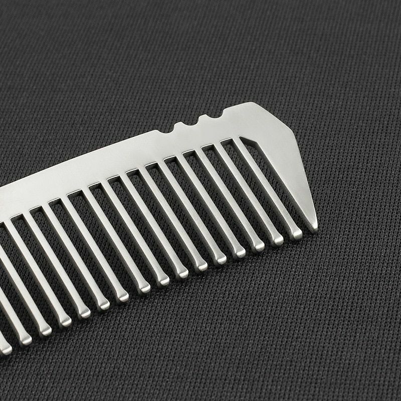 Mini Portable Titanium Alloy Comb EDC Super Light Titanium Comb Outdoor Tools 07FC0E-D4 - KOEEK
