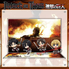 Anime Attack on Titan Mikasa Deluxe Acrylic Desktop Stand Figure Collection 07FC0E-D4 - KOEEK