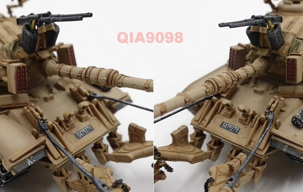1:72 Scale IDF M60A1 [Magach B] Blazer Tank With KMT-4 Mine Roller Model 07FC0E-D4 - KOEEK