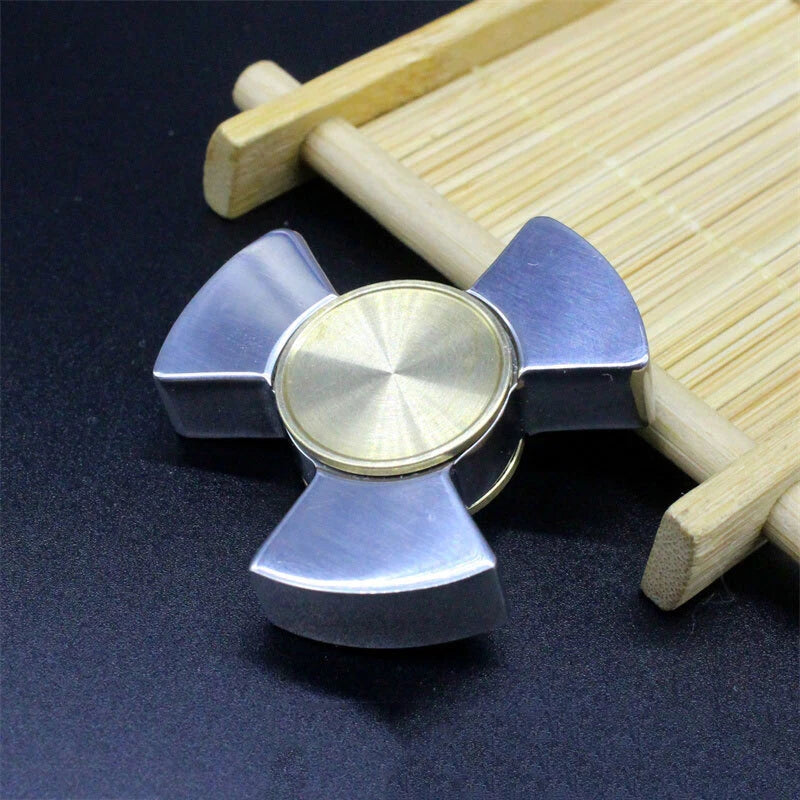Radiation Three Leaf Fidget Spinner Edc Adult Metal Fidget Toy Adhd Hand Spinner 07FC0E-D4 - KOEEK