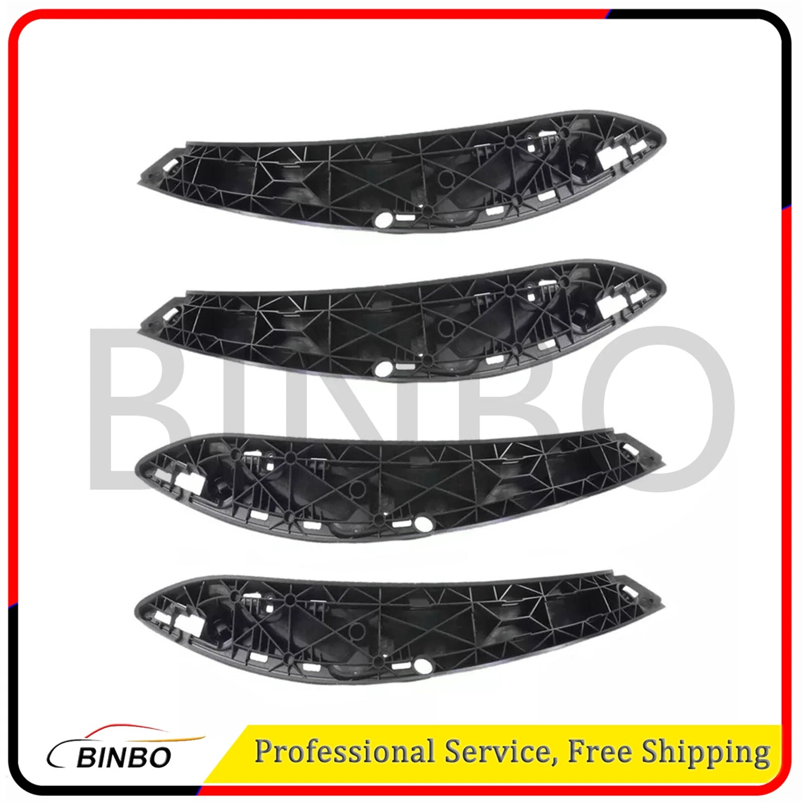 4 Pcs For BMW F30 F80 F31 Front Left & Right Inner Trim Door Pull Handle Black 07FC0E-D4 - KOEEK