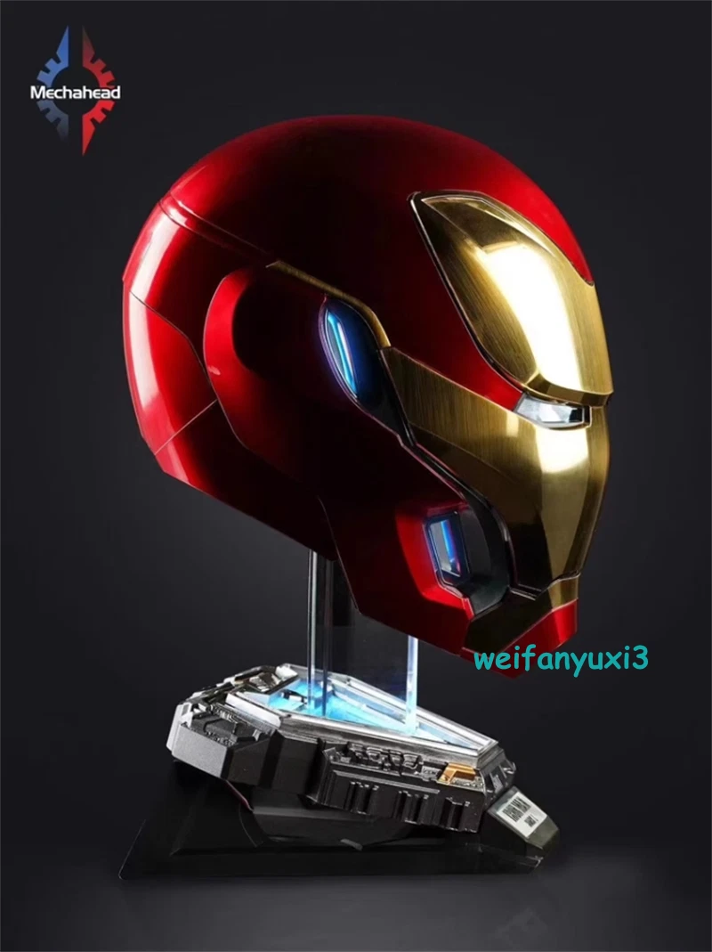 US!!  Iron Man MK50 Helmet 1/1 Wearable Voice Control Deformation Prop Helmet 07FC0E-D4 - KOEEK