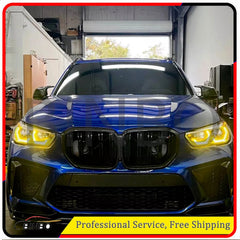 For BMW X5 X5M X6 X6M 2019-2022 CSL Yellow Daytime Running Light LED boards 07FC0E-D4 - KOEEK