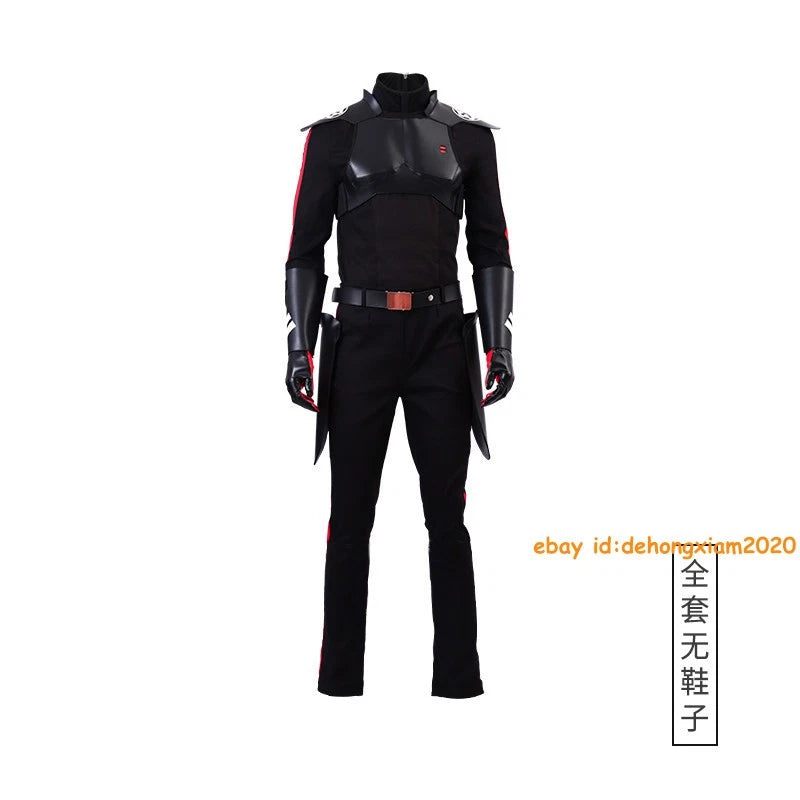 Star Wars Jedi Fallen Order Inquisitor Cal Costume Cosplay Suit Full Set Outfit 07FC0E-D4 - KOEEK