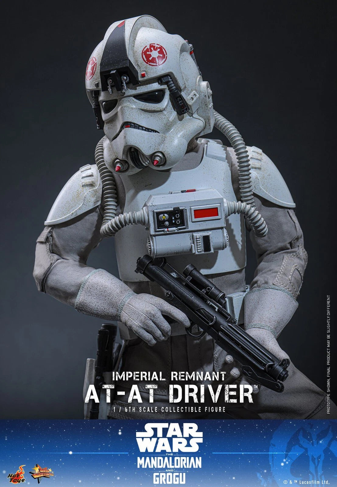 Hot Toys MMS845 1/6 Star Wars The Mandalorian Imperial AT-AT Driver Figure HOT_TOYS - KOEEK