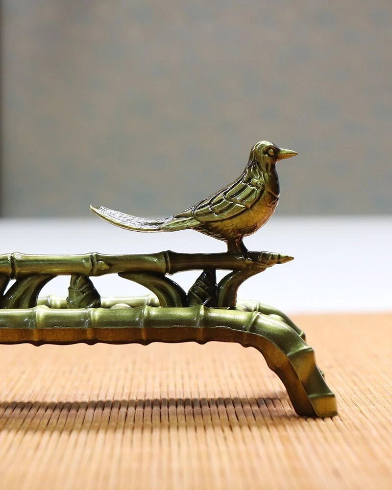 Bamboo Style Hanging Incense Burner Home Indoor Decor Chinese Censer 07FC0E-D4 - KOEEK