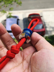 EDC Resin Lanyard Paracord Knife Beads Pendant ecklace DIY Cord Pendants Beads 07FC0E-D4 - KOEEK