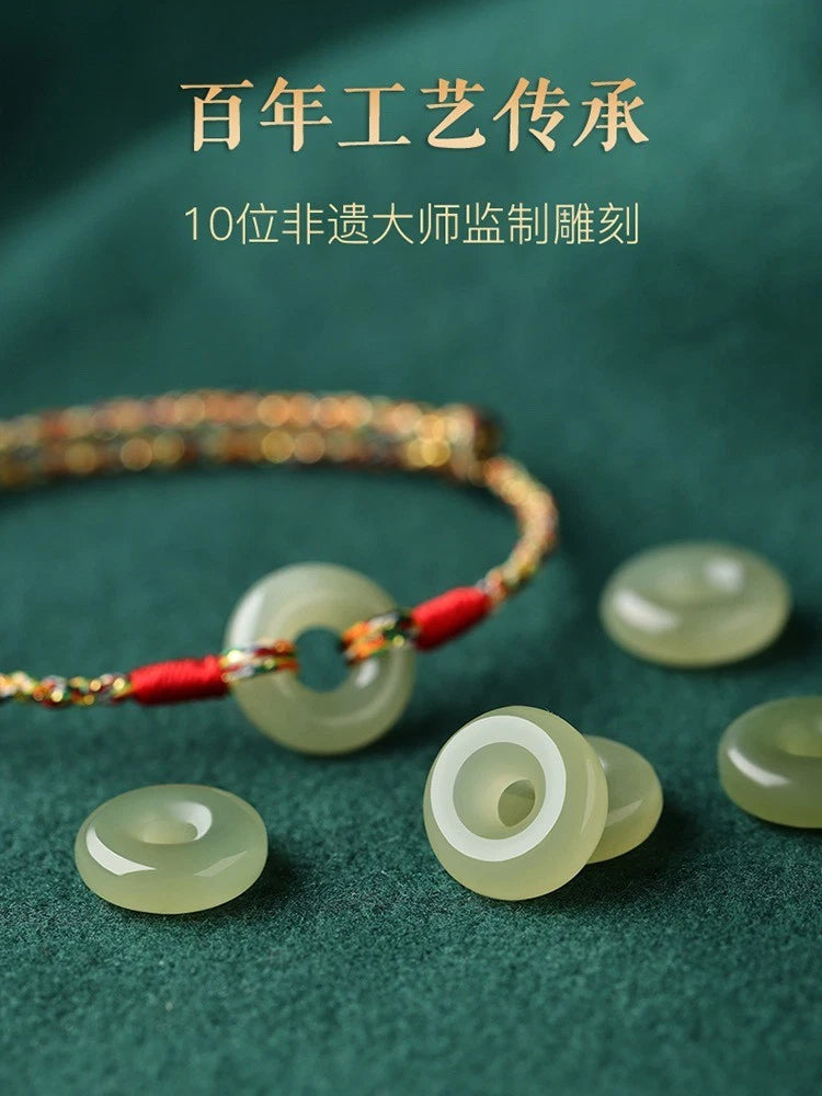 Dragon Boat Festival Five Color Red Cord Bracelet Handmade Peace Charm Woven 07FC0E-D4 - KOEEK