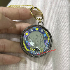 Anime Honkai: Star Rail Stelle/Caelus Double Sided Necklace Pendant Collection 07FC0E-D4 - KOEEK