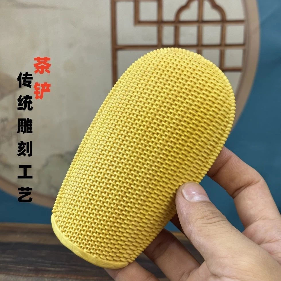 Boxwood Carved Tea Scoop Bamboo Tea Accessories Hand Piece Home Décor Gift 07FC0E-D4 - KOEEK