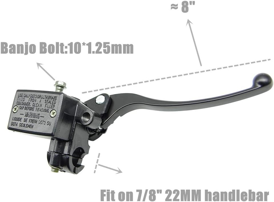 new OLIFANT Brake Master Cylinder Handle for Honda TRX 250 300 350 400 450 Black