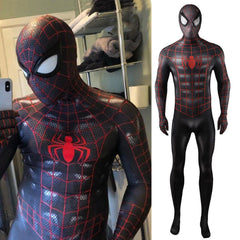 Symbiote Spider-man Jumpsuit Cosplay Costume Men Bodysuit Adult Kids Halloween 07FC0E-D4 - KOEEK