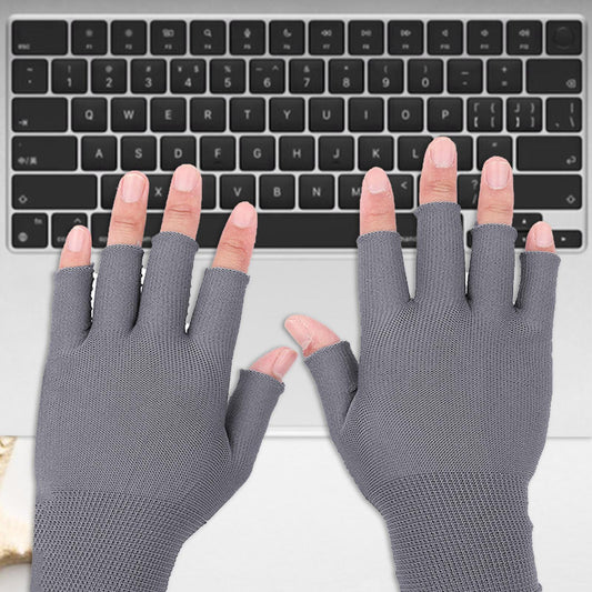 new Compression Gloves for Carpal Tunnel Fingerless Half Typing Open-Finger Gloves koeek - KOEEK