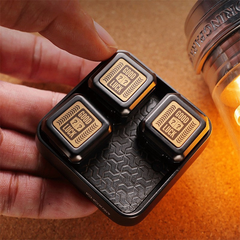 Novel Mysterious Little Box EDC Fidget Stylish Metal Mechanical Relaxation Toy 07FC0E-D4 - KOEEK