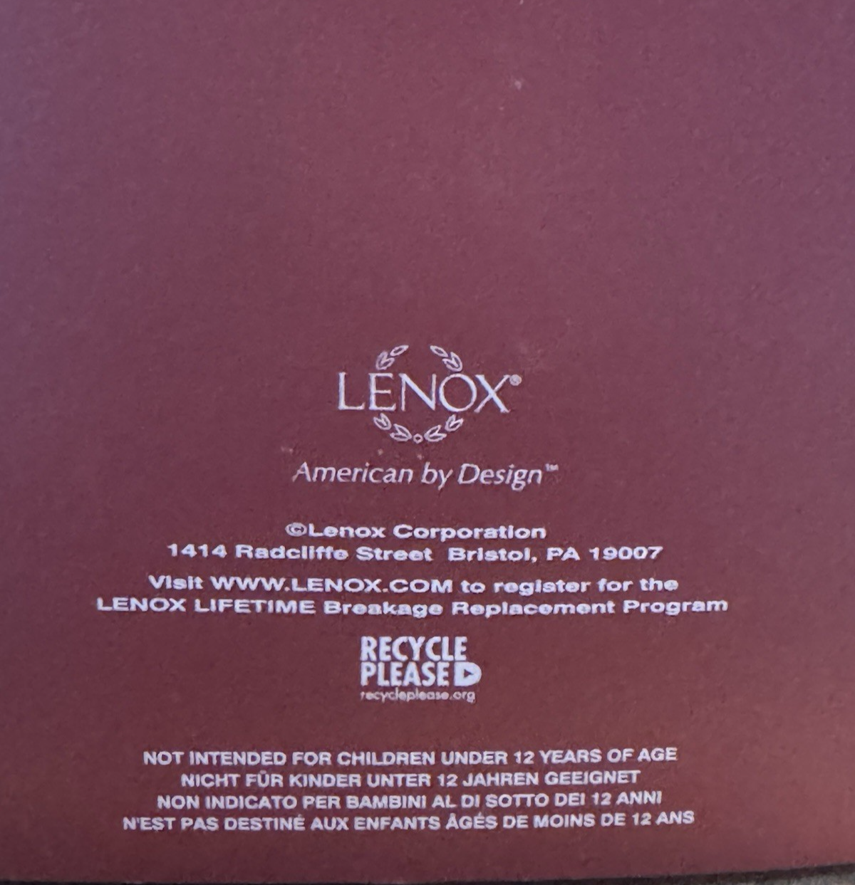 LENOX 2011 Annual Christmas Ball Ornament Porcelain Gold Garland Swag - MINT LENOX - KOEEK