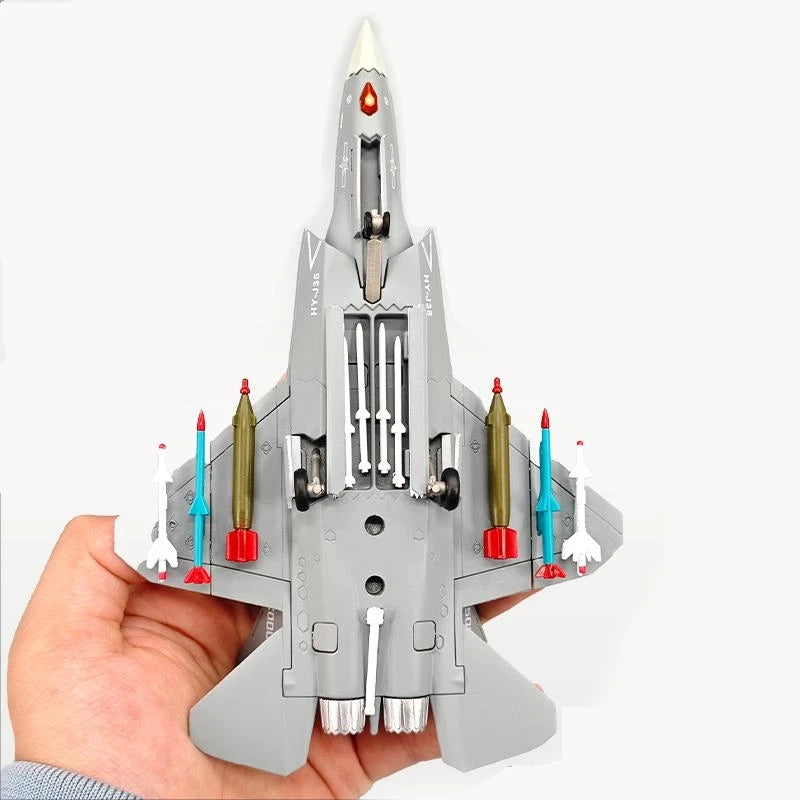 1/100 PLA J-35 NAVY  Fighter Alloy Diecast Finished Model 07FC0E-D4 - KOEEK