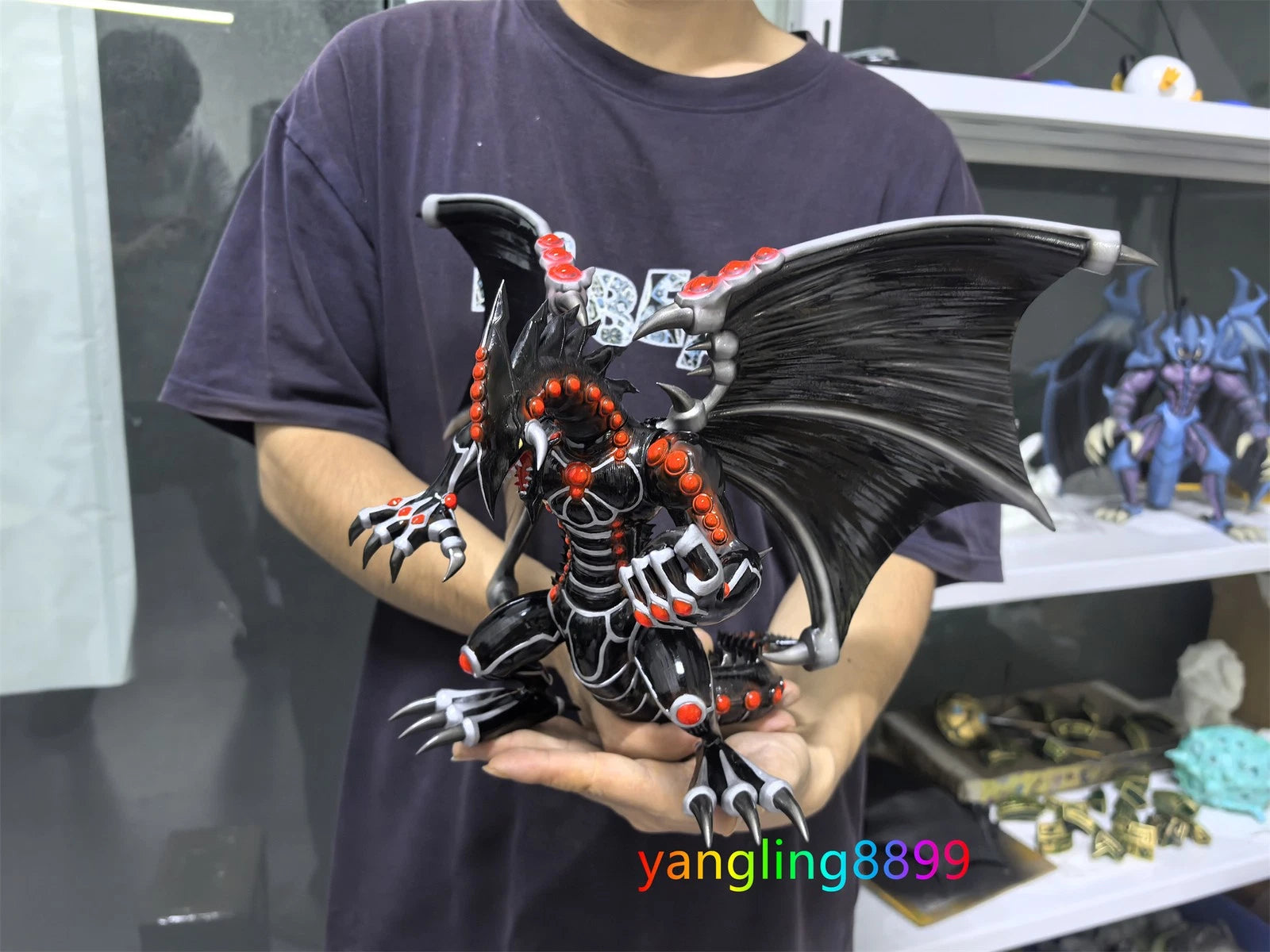 YU-GI-OH! Gandora the Dragon of Destruction Figure Resin Model Statue Toy 25cm 07FC0E-D4 - KOEEK