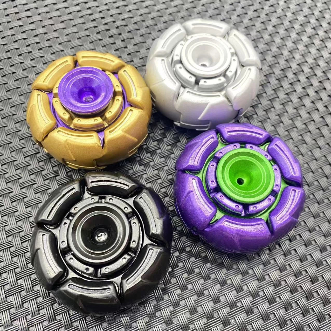 EDC Deformation Mecha Fidget Hand Spinner Alloy Stress Relief Fingertip Gyro Toy 07FC0E-D4 - KOEEK