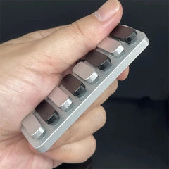 8 Keys Piano Keys Fidget Clicker EDC Fidget Slider ADHD Metal Fidget Toys Gifts 07FC0E-D4 - KOEEK