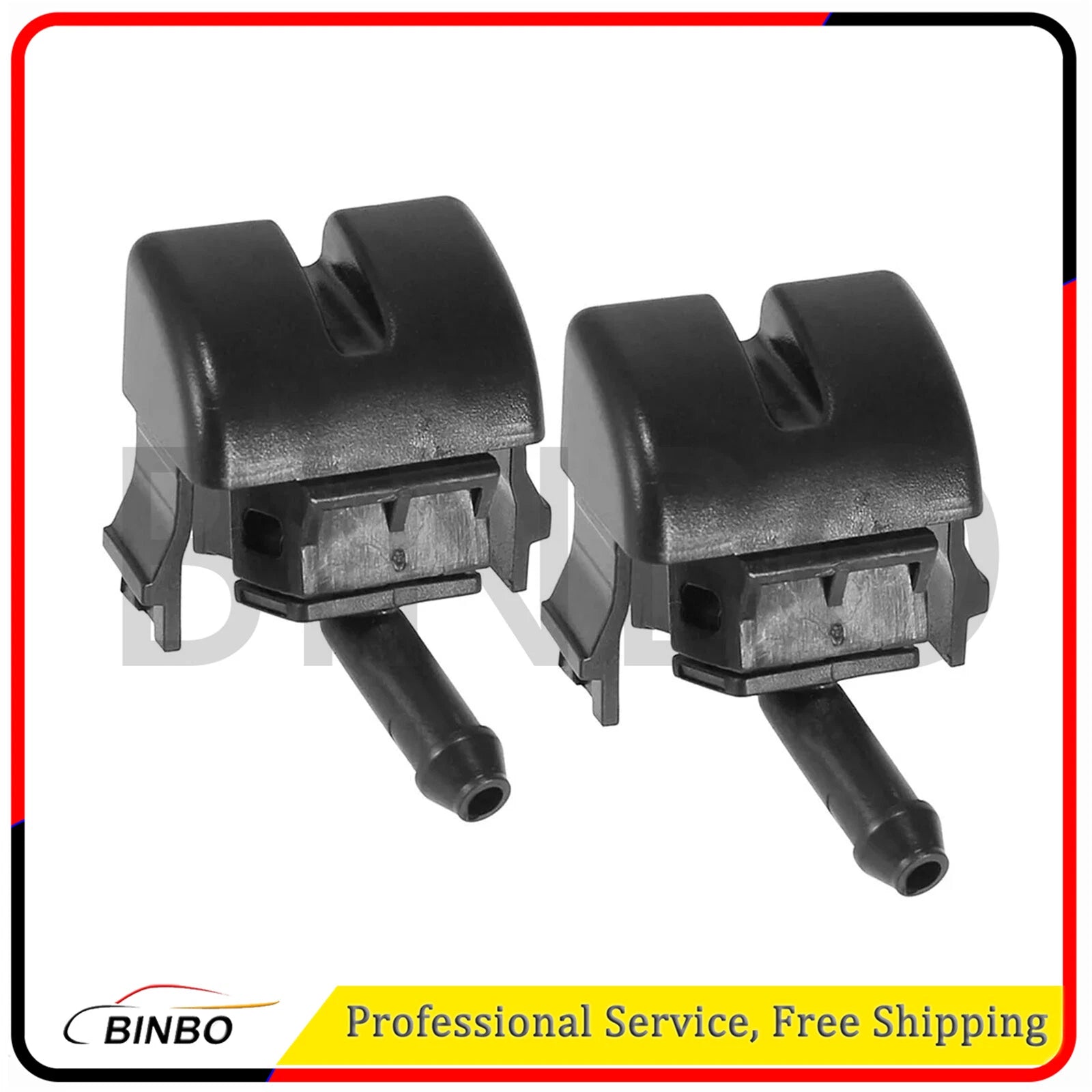 1 Pair Front Windshield Washer Nozzles Spray Jet Fit For BMW 3 Serie E46 07FC0E-D4 - KOEEK