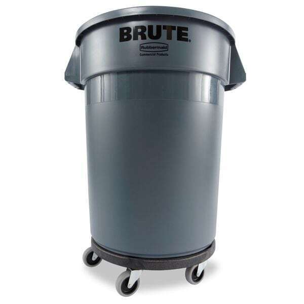 new Rubbermaid Commercial Fg264000bla Container Dolly For Brute 20-55 Gal Rubbermaid - KOEEK